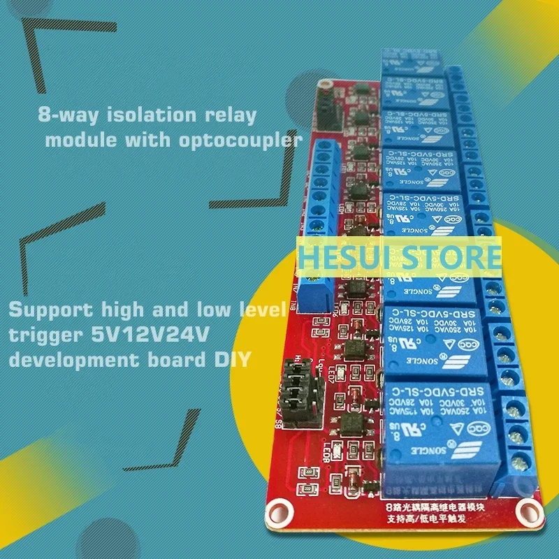 Relay 8 Channel Board - Módulo de relé de 8 canales