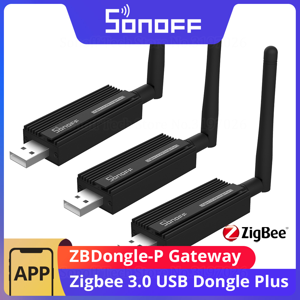 Home Automation Tutorial - SONOFF, pasarela Zigbee 3.0, ZBDongle-P, concentrador