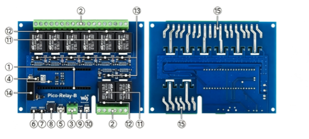 Relay 8 Channel Board - Módulo de relés para Raspberry Pi,