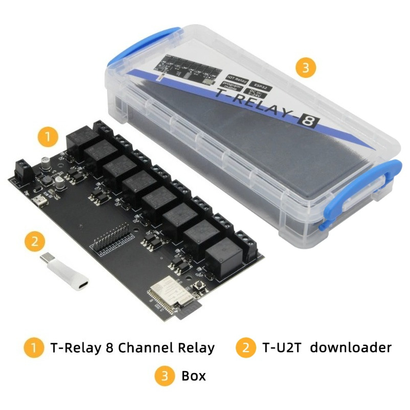 Módulo de relé T-Relay de 5V y - Relay 8 Channel Board reseña y precio