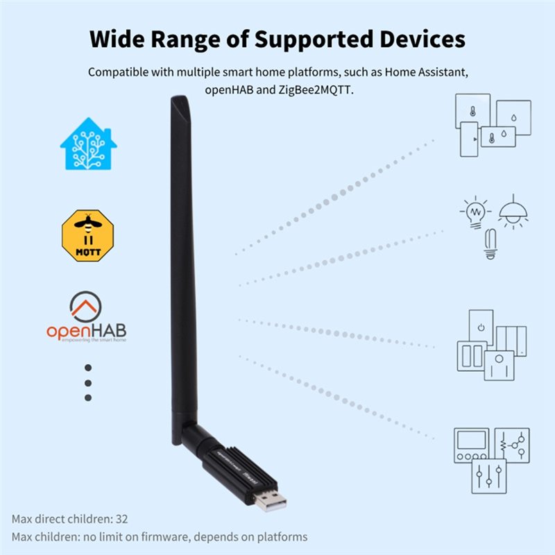ABDE-EFR32MG24, adaptador USB  - Zigbee Coordinator Stick reseña y precio