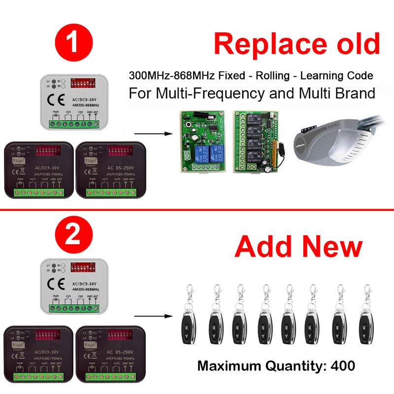 Nuevo módulo de relé con inter - 433Mhz Receiver Module reseña y precio