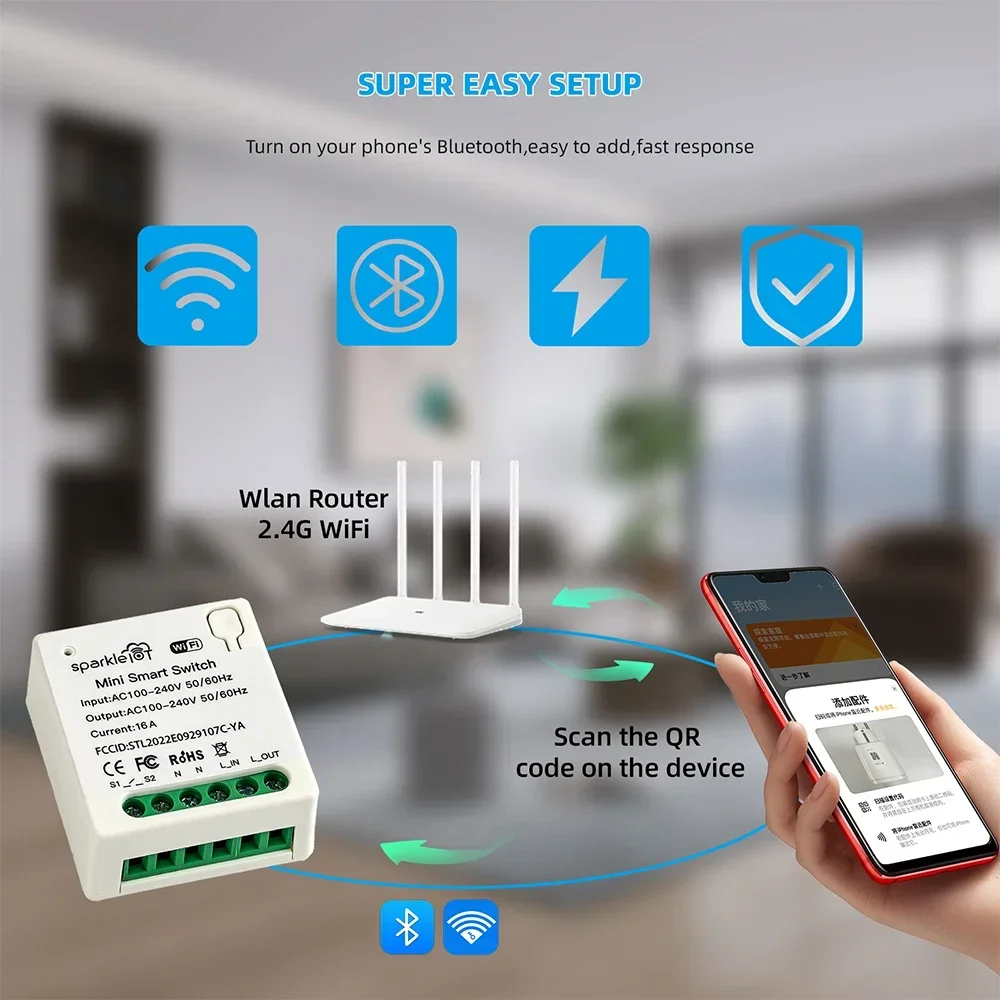 16A Matter WIFI interruptor in - Home Automation Tutorial reseña y precio